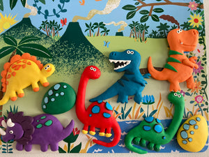 Dinosaur Park Magnet Collection