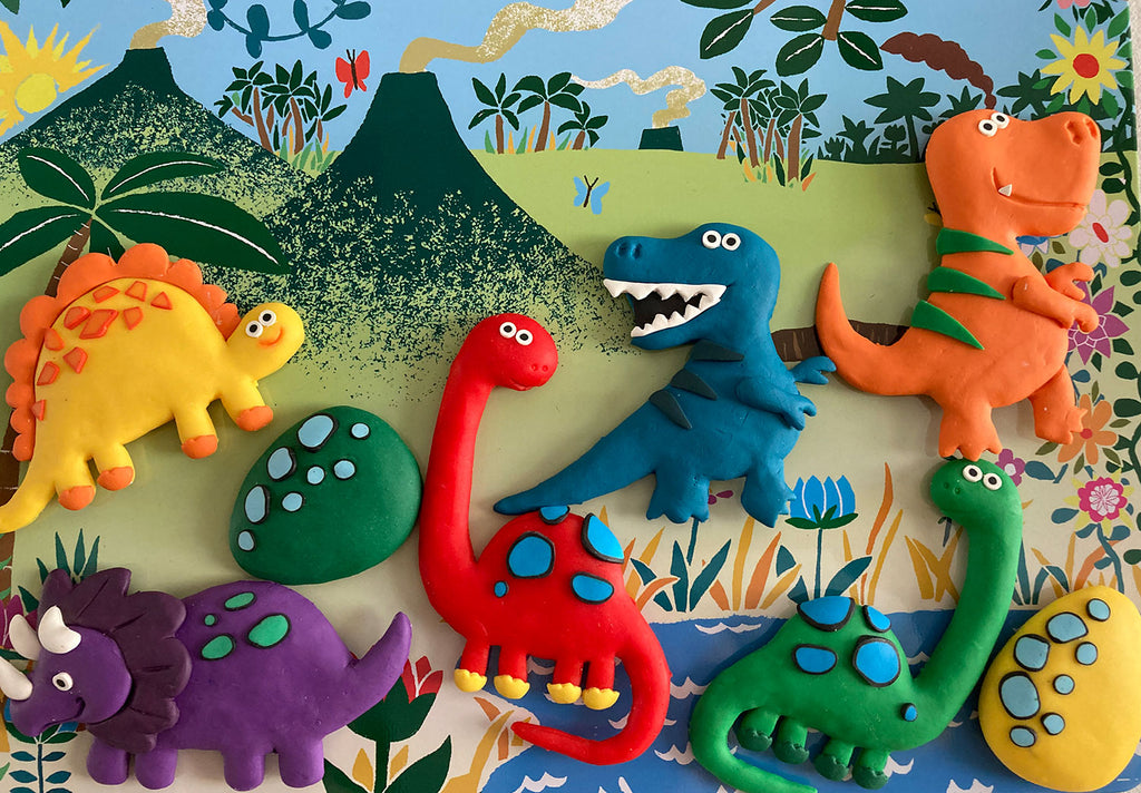 Dinosaur Park Fridge Magnet Collection