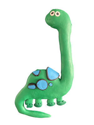 Green Dinosaur Fridge Magnet