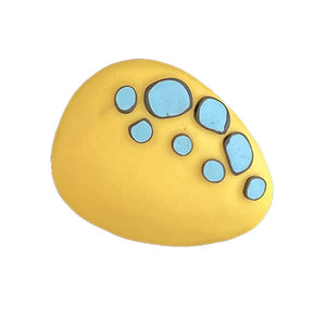 Yellow Dinosaur Egg Fridge Magnet