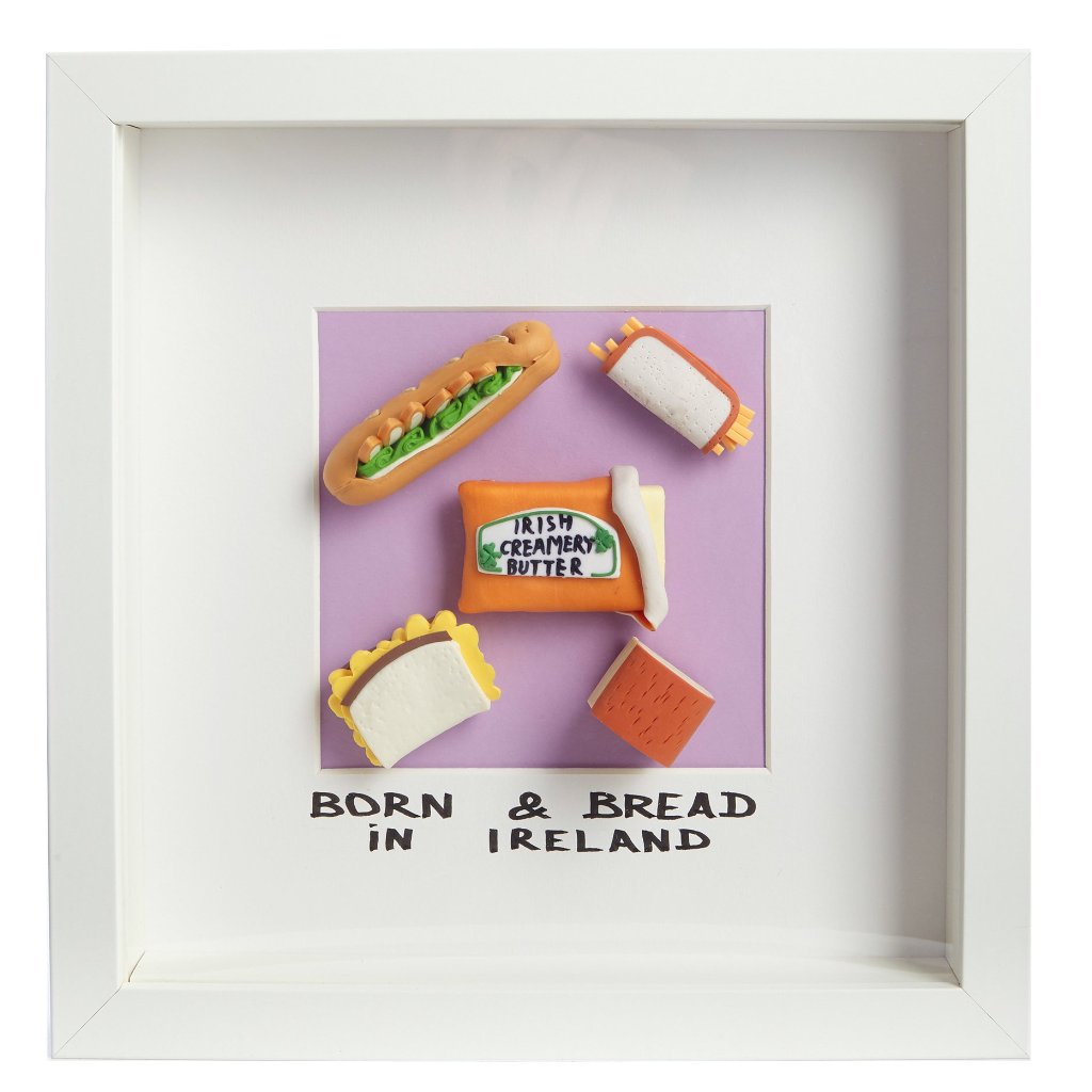 Born and Bread in Ireland - Framed Irish Gift