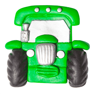 Green tractor clay fridge magnet - Irish handmade gifts